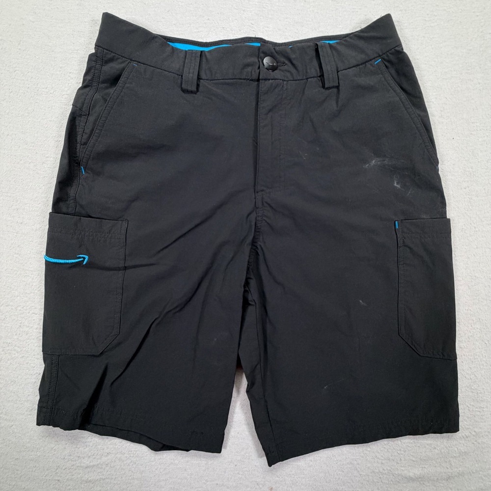 Amazon Cargo Shorts Mens Medium Good Black Luly Yang Design Utility Workwear